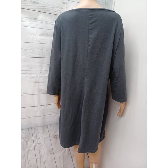 OLD NAVY Womens Sequined Stretch Sheath Dress XL Gray Long Sleeve - Picture 4 of 10